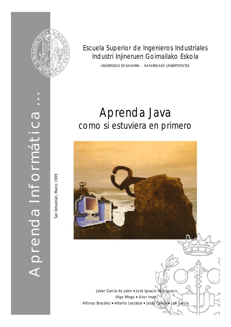 Imágen de pdf Aprenda Java como si estuviera en primero